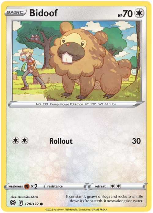 Bidoof Card Front