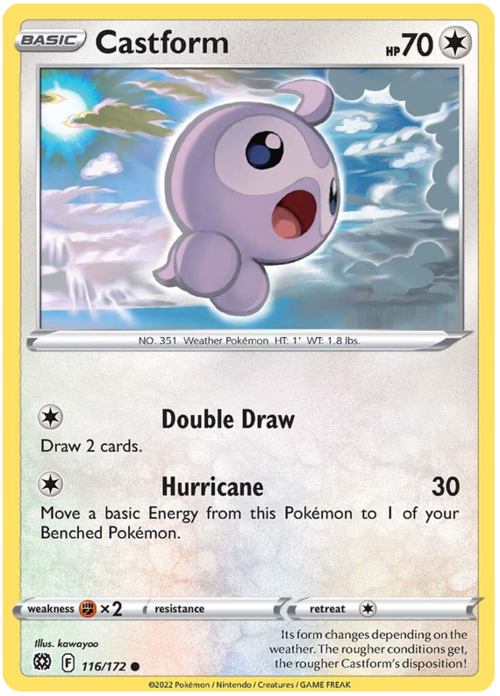 Castform Card Front