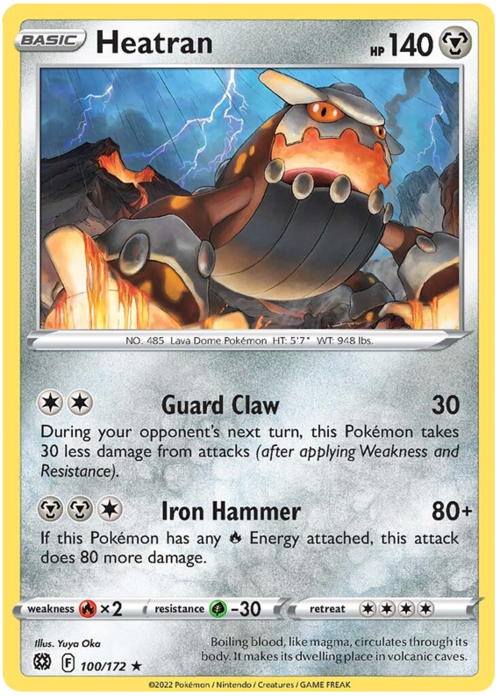 Heatran Card Front