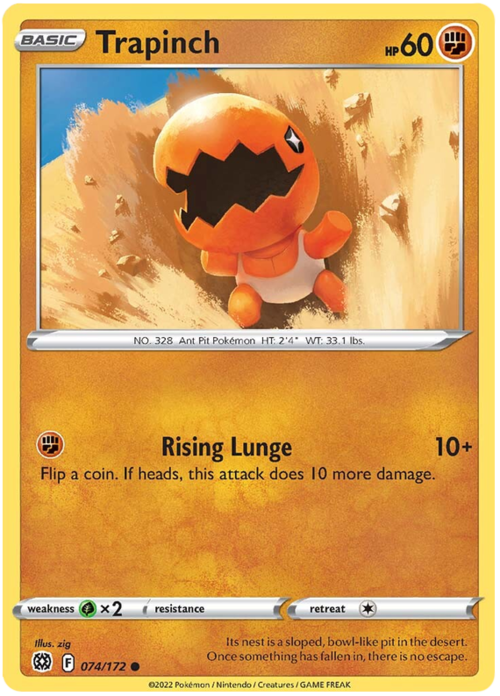 Trapinch Card Front