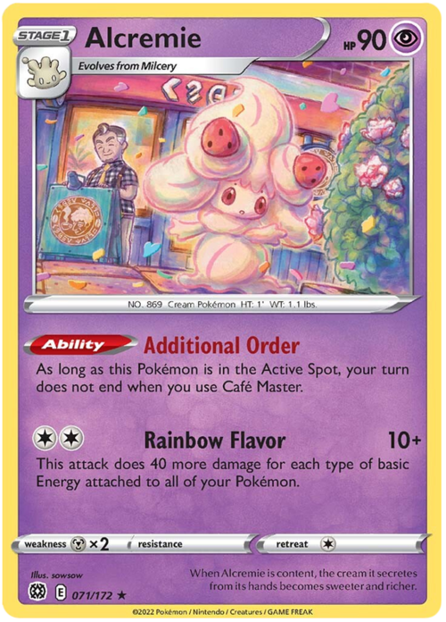 Alcremie Card Front