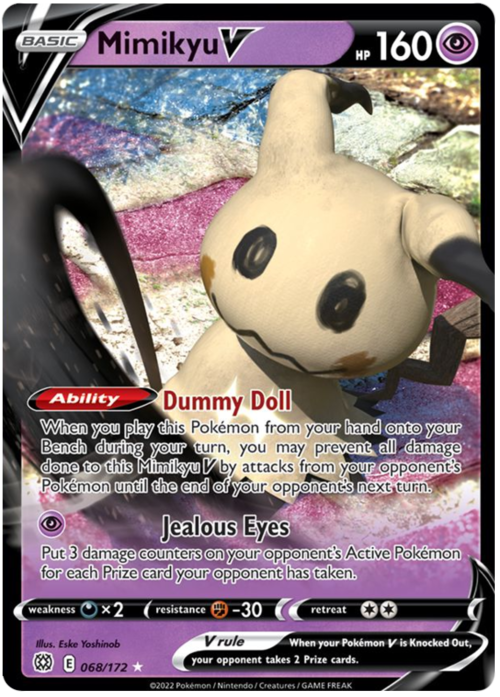 Mimikyu V Card Front