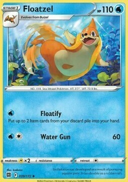 Floatzel Card Front