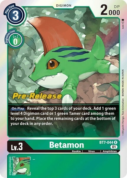 Betamon Card Front