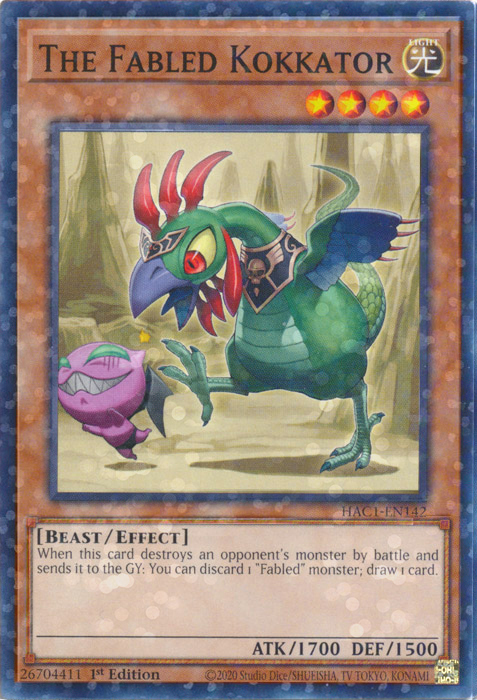 The Fabled Kokkator Card Front