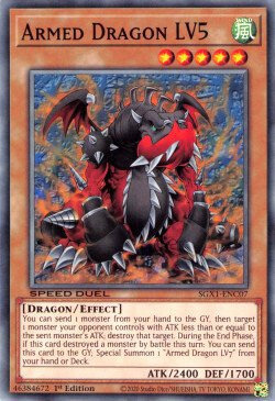 Armed Dragon LV5 Card Front