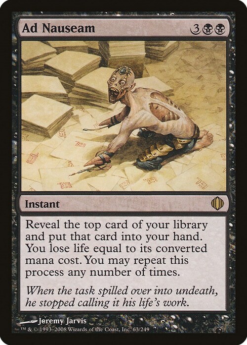 Ad Nauseam Card Front