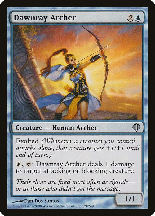 Dawnray Archer Card Front