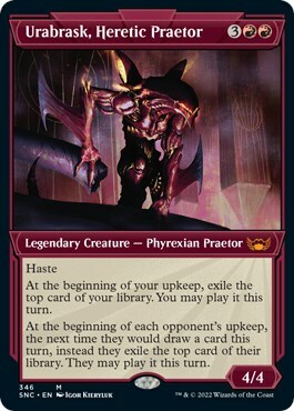 Urabrask, Heretic Praetor Card Front