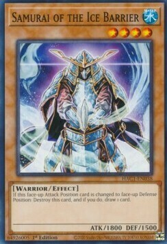 Samurai of the Ice Barrier Card Front