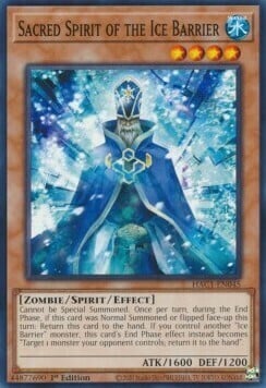 Sacred Spirit of the Ice Barrier Card Front