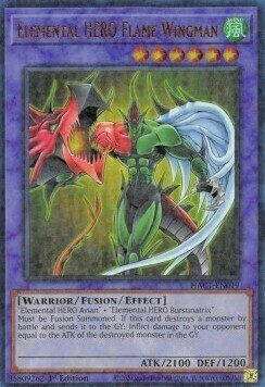 Elemental HERO Flame Wingman Card Front