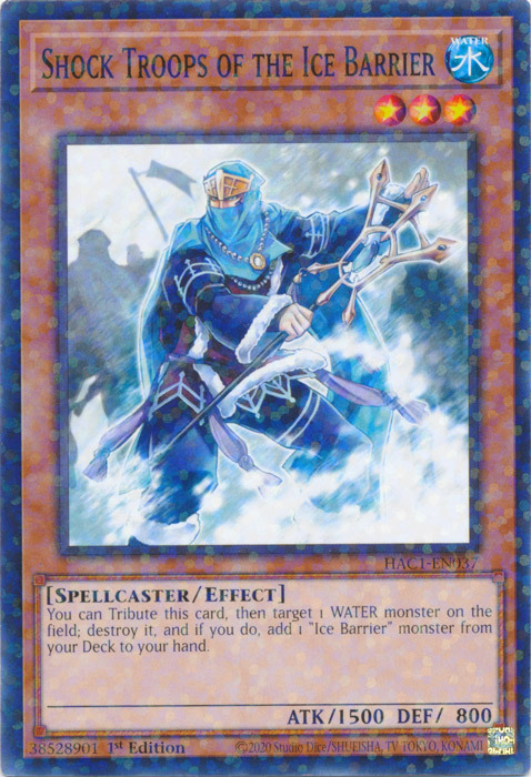 Shock Troops of the Ice Barrier Card Front