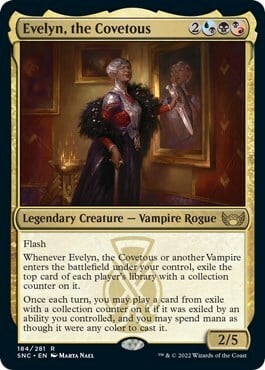 Evelyn, the Covetous Card Front