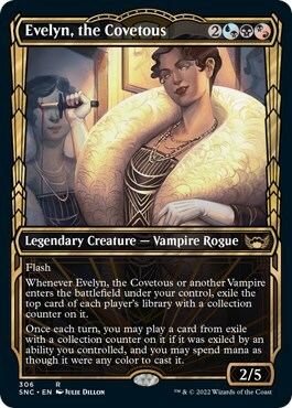 Evelyn, the Covetous Card Front