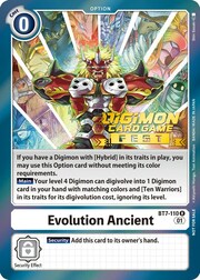 Evolution Ancient