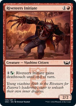 Riveteers Initiate Card Front