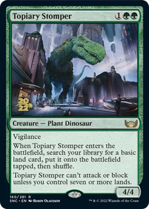 Topiary Stomper Card Front