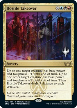 Hostile Takeover Card Front