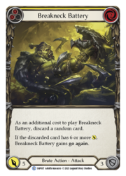 Breakneck Battery - Yellow