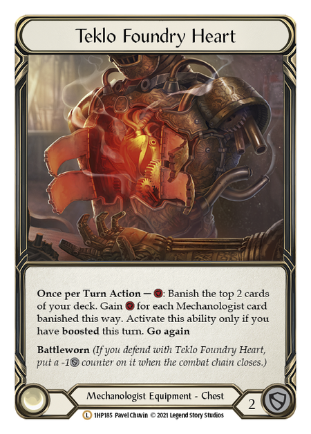 Teklo Foundry Heart Card Front