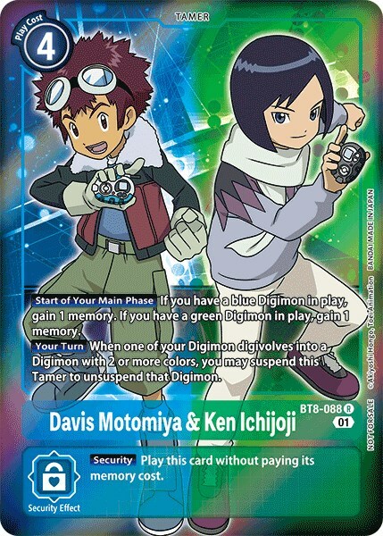 Davis Motomiya and Ken Ichijoji Card Front