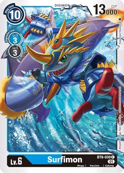 Surfimon Card Front