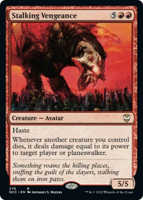 Stalking Vengeance Card Front