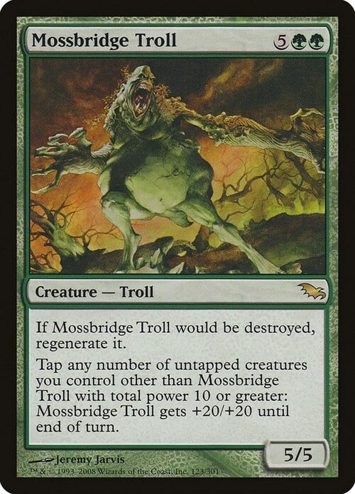 Mossbridge Troll Card Front