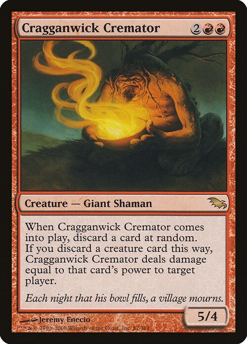 Cragganwick Cremator Card Front