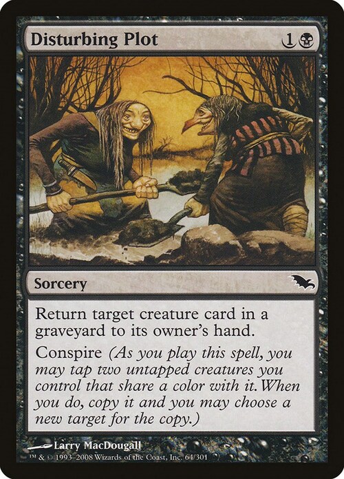 Disturbing Plot Card Front