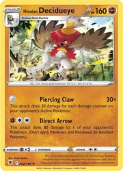 Decidueye di Hisui [Piercing Claw | Direct Arrow]