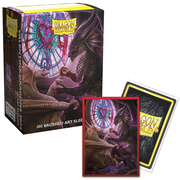 100 Dragon Shield Sleeves - Brushed Valentine Dragons 2022