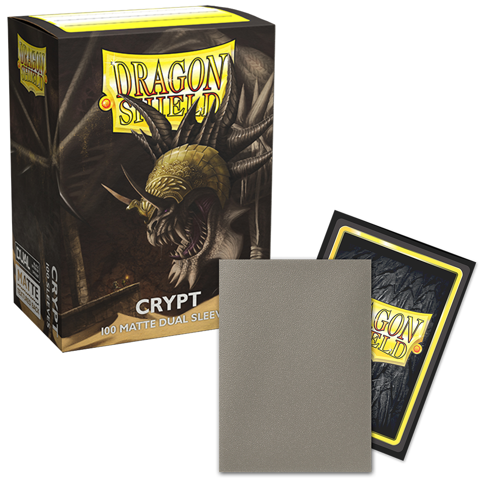 100 Dragon Shield Sleeves - Matte Dual Crypt