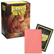 100 Dragon Shield Sleeves - Matte Dual Peach