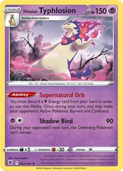 Typhlosion di Hisui [Supernatural Orb | Shadow Bind]