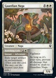 Guardian Naga // Banishing Coils