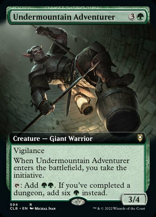 Undermountain Adventurer Card Front