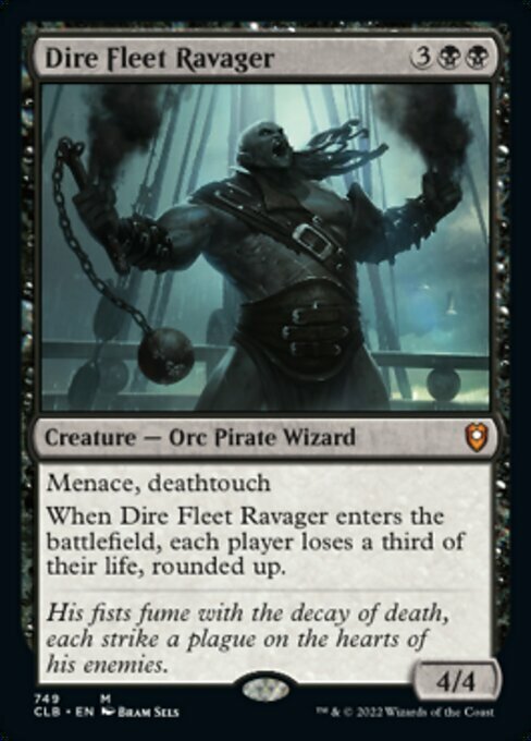 Dire Fleet Ravager Card Front