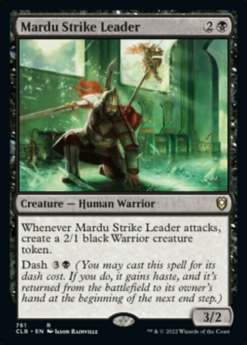 Mardu Strike Leader Card Front