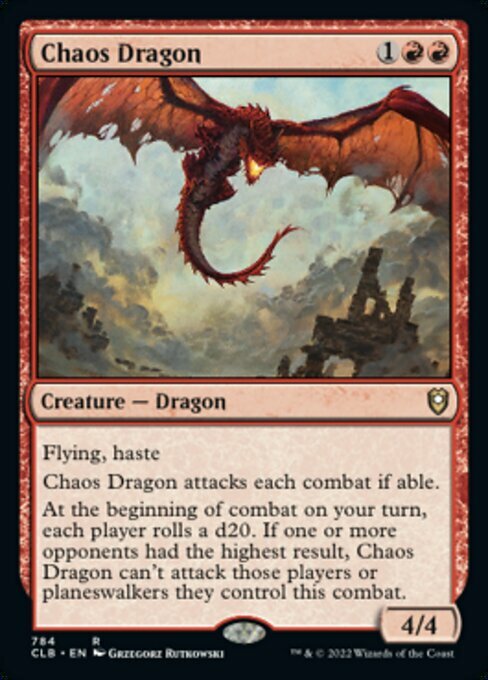 Chaos Dragon Card Front