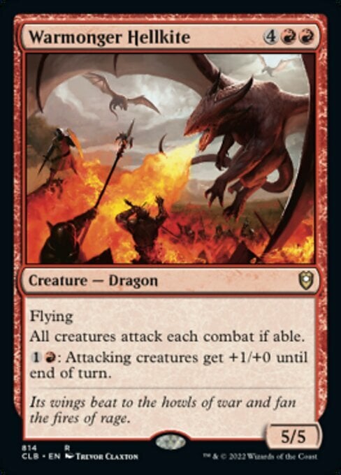 Warmonger Hellkite Card Front