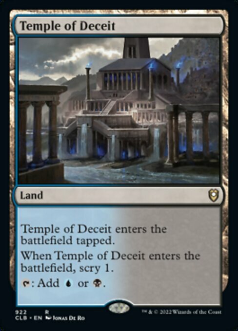 Temple of Deceit Card Front