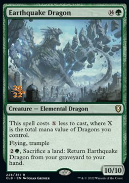 Earthquake Dragon Card Front