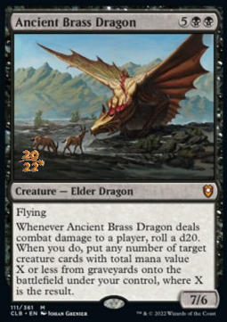 Ancient Brass Dragon Card Front