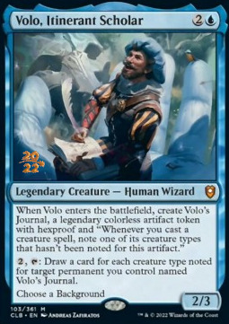 Volo, Itinerant Scholar Card Front