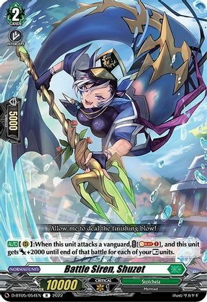 Battle Siren, Shuzet Card Front