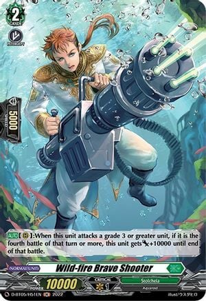 Wild-fire Brave Shooter Card Front