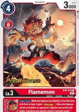 Flamemon Card Front