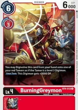 BurningGreymon Card Front